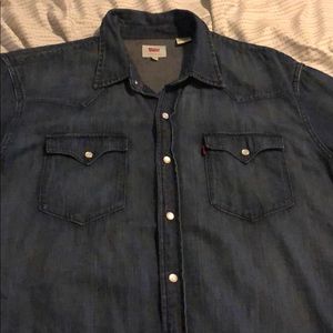 Levi’s Denim long sleeve button up
